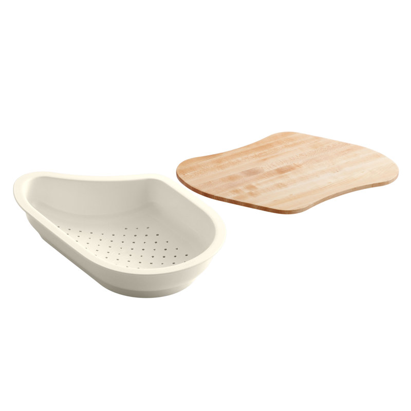 Kohler Wood Cutting Board, Almond