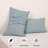 100% Linen Pillowcases Basic Style Solid Color Set Of 2,Stone Washed Flax Pillow Cover Envelope Closure-115228002-115228001