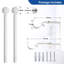 Cayuga Natural Curtain Track/Rail-1639053430