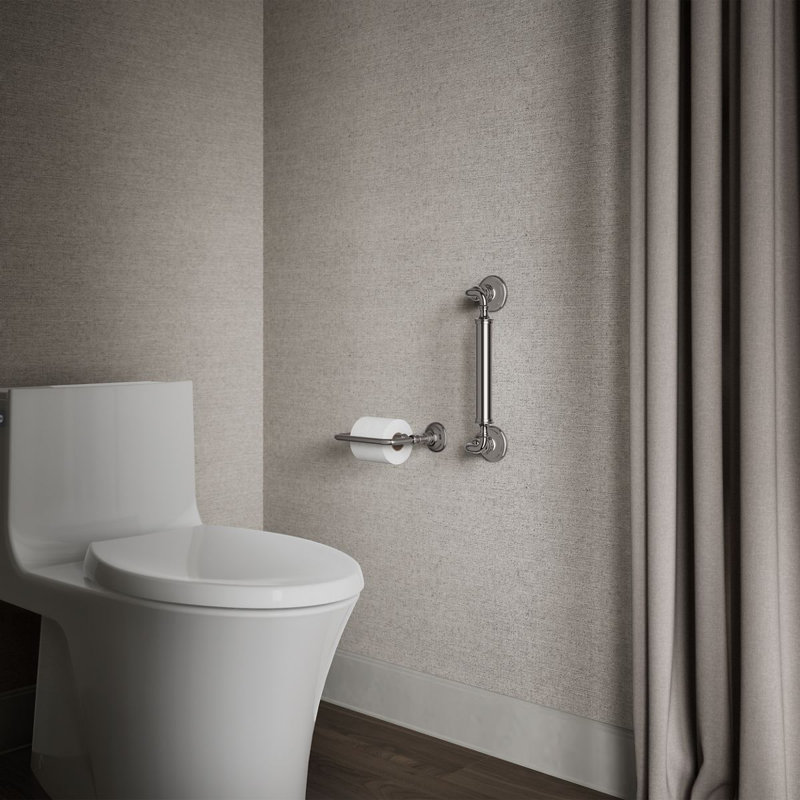 Kohler Artifacts Grab Bar, 12"W, Vibrant Titanium