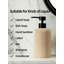 Distributeur de savon 340 ml 11 oz, 2 pièces luxueux bocal à mains, distributeur de savon, bouteilles de pompe à savon en travertin pour comptoir de salle de bain-2067405707
