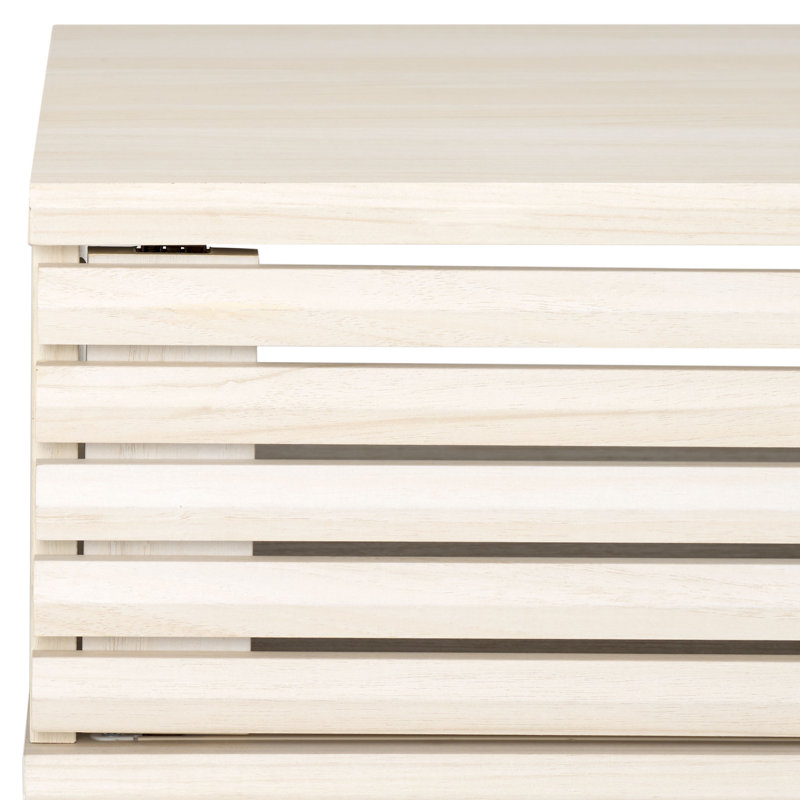 Table basse Aveneet, Blanc décoloré