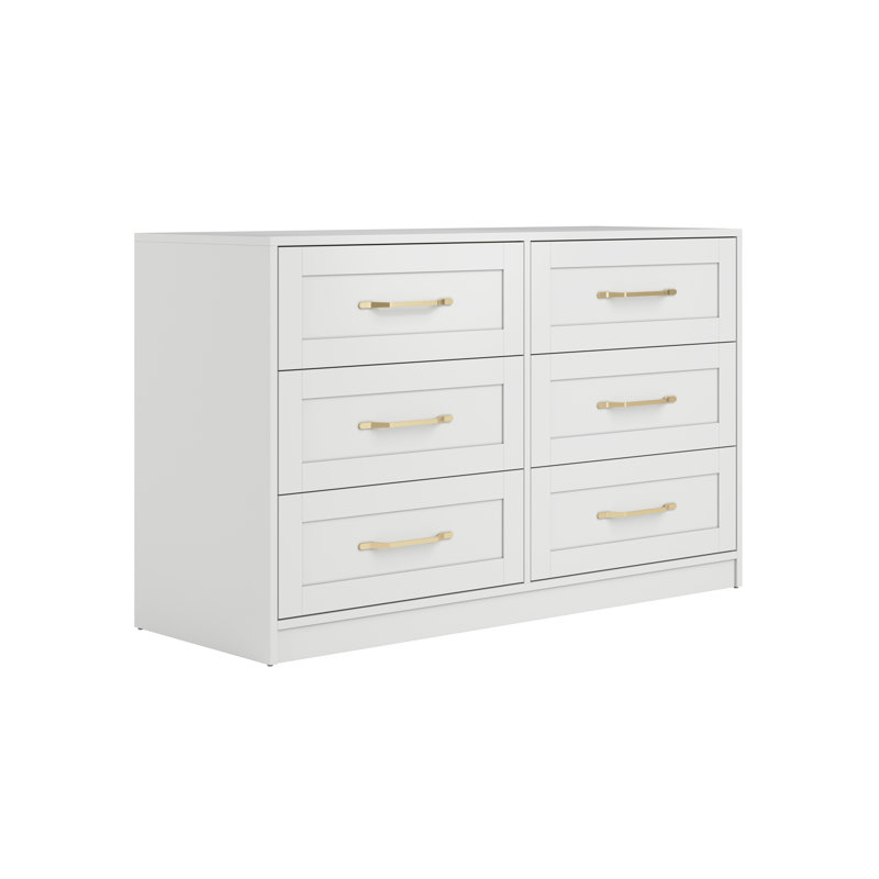 Aydon 6 Drawer White Chest