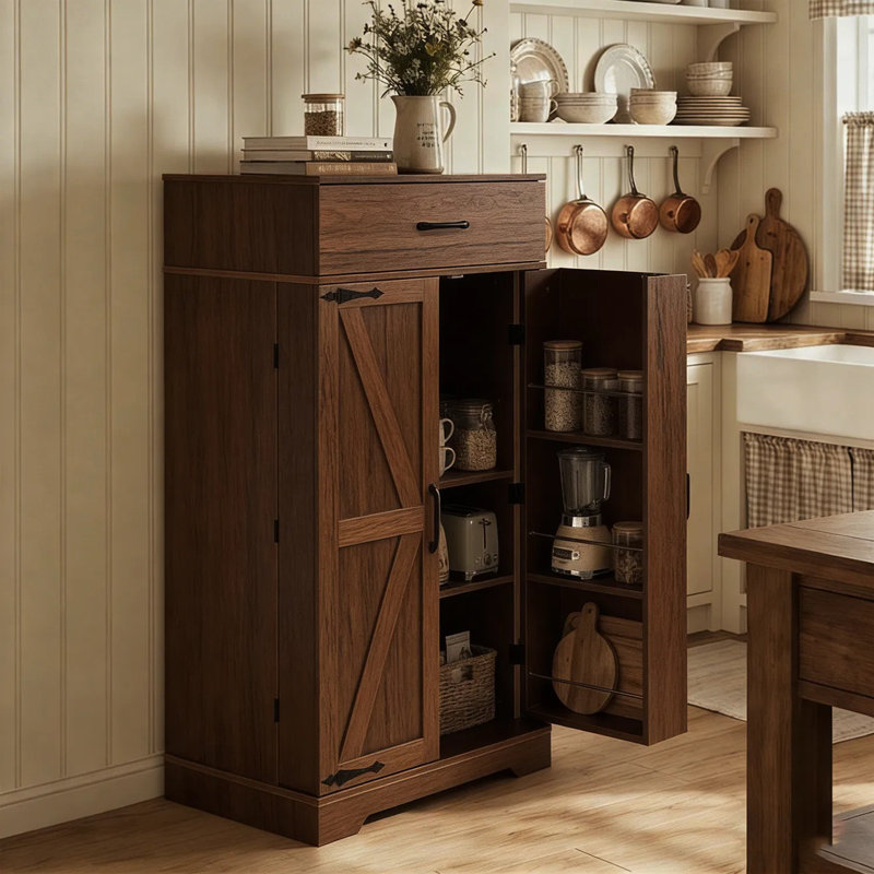 Armoire de rangement Farmry, Brun