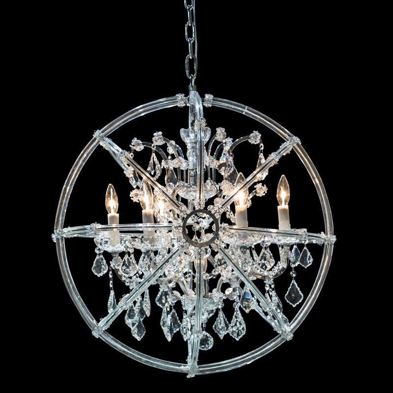 Pena 6 - Light Dimmable Chandelier