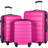 3 Piece Luggage Set Hardside Spinner Suitcase with TSA Lock 20" 24" 28" Available