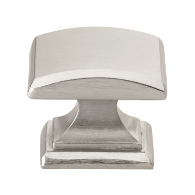 Convex 1 1/4" Length Square Knob