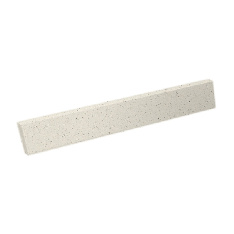 Ellipse/Contour Solid Surface Vanity Side Splash, Tahiti Matrix