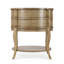 Jarvis Oval 2-Drawer Side Table-270233804