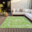 Ken Lime Washable Indoor-Outdoor Rug - -1206782011