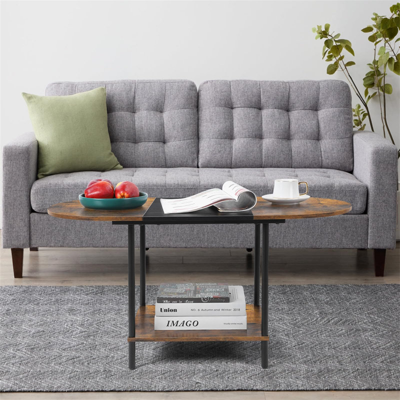 Beeke End Table, Brown/Black