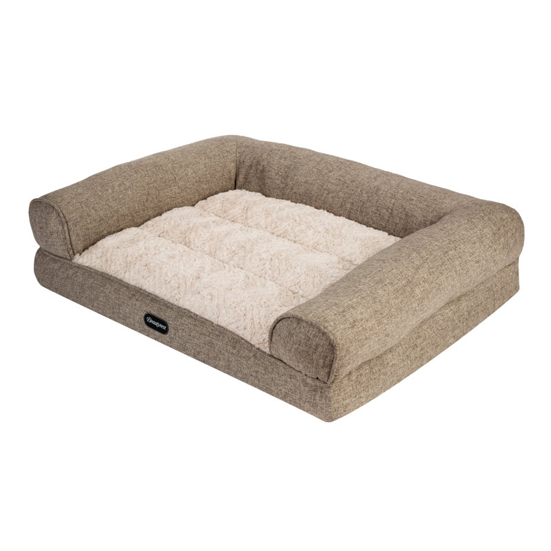 Canapé-lit Beautyrest Lux, Très grand (H 10 po x l 41 po x P 31 po), Brun clair