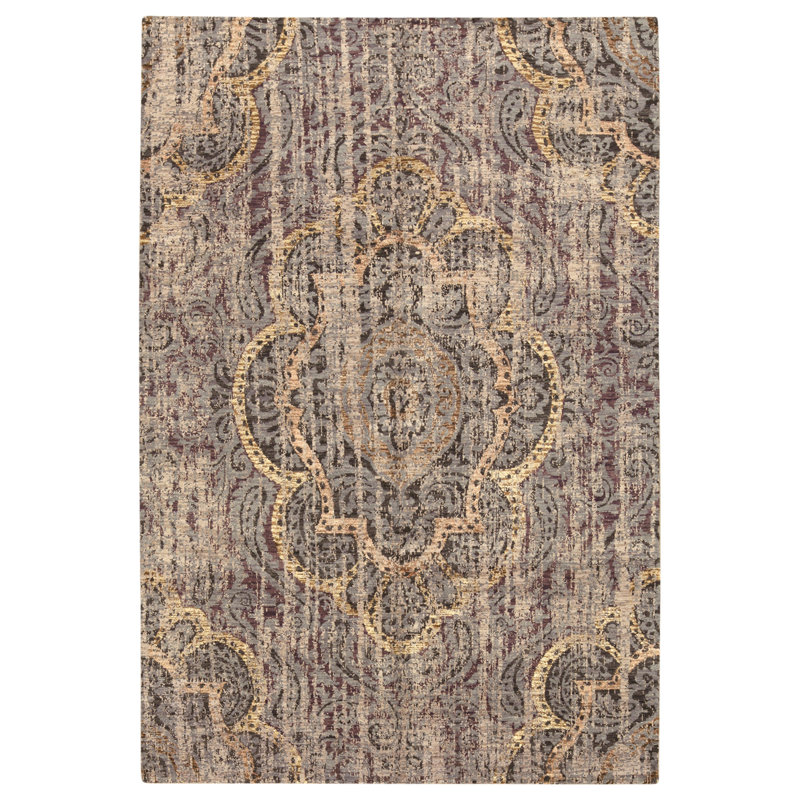 Tapis rectangulaire noué à la main