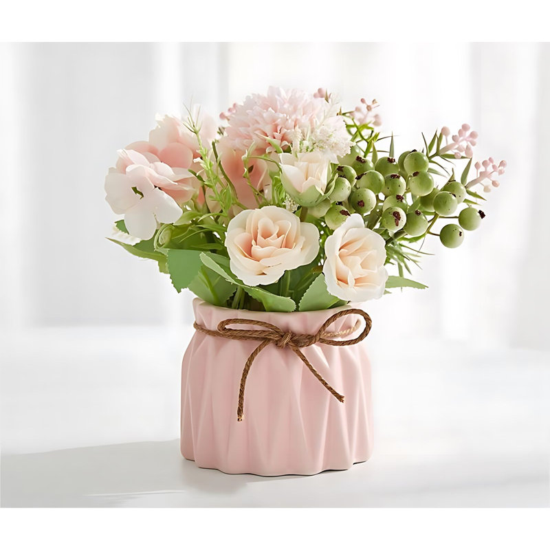 Ensemble d'assortiments mixtes en pot, Rose, Rose
