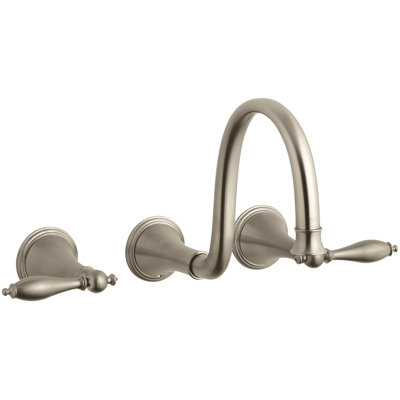 Finial Wall Mounted Bathroom Faucet