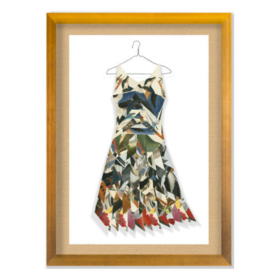 «Paper Dress» par Jo Stearns - impression de cadre photo unique sur papier
