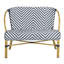 Banc de jardin en aluminium à chevrons Kemah-22484633