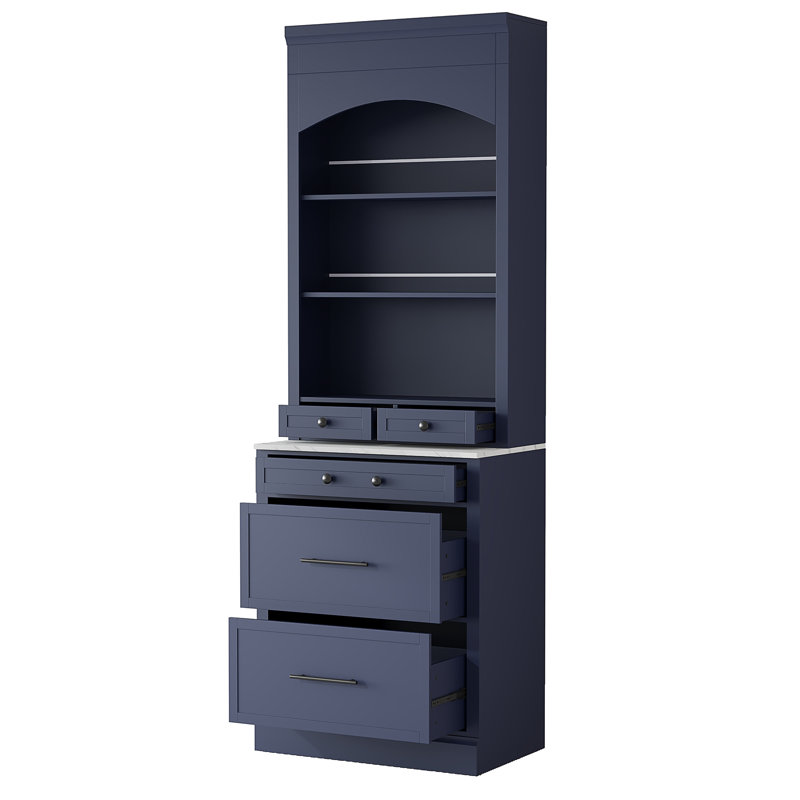 [Vidéo d'assemblage fournie] Garde-manger de 83,7 pouces de hauteur moderne TopMAX