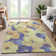 Premium Machine Washable Floyd AMF1542 Floral Rug