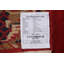 Tapis oriental népalais à bordure rectangulaire noué à la main 4 pi x 5 po Népal 3 pi 8 po x 5 pi