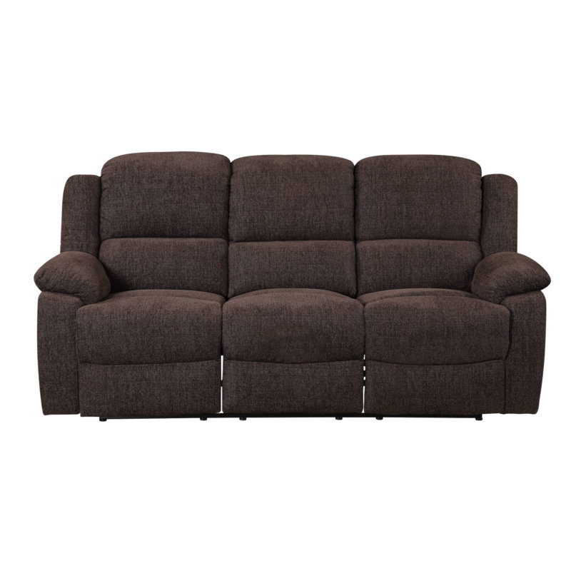 Madden Brown Chenille Motion Sofa