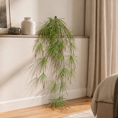 Artificial Realistic Foliage Hanging Acer Fern Plant.