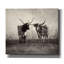 «Epic Graffiti» Longhorns par Debra Van Swearingen, art mural sur toile, 30 po x 26 po-588747719