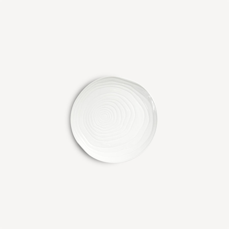 Teck White Dessert Plate