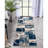 Chimeng Shai Modern Geometric Gray Blue Area Rug-63220957