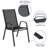 Elgin 5-Piece Rippled Glass Outdoor Patio Table Set with 4 Chairs by Flash Furniture-1609183239