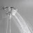 Single-Handle 9-Spray Wall Mount Handheld Shower Head Spray Shower Faucet 1.8 GPM In Polished Chrome (Valve Included)