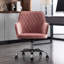 Chaise de travail ergonomique en velours Sekani-1704495224-1704495226