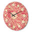 Horloge murale en bois Abstract Flower Design II-63892470