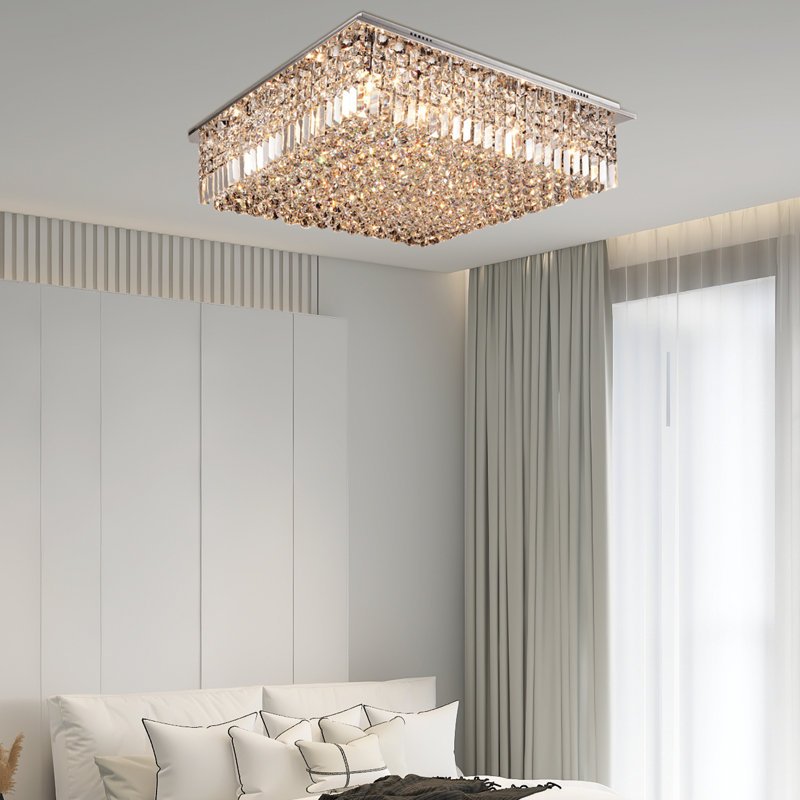 Lustre moderne en cristal 23,62 po Prichard