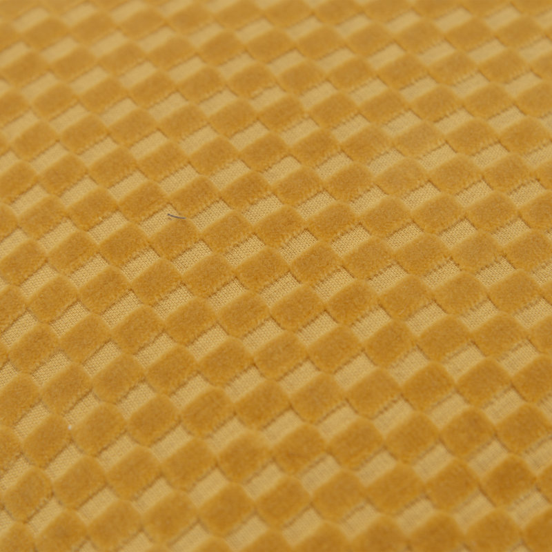 Zoya Textured Cotton Throw Pillow, Yellow