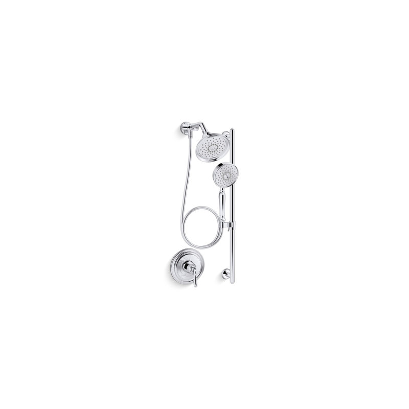 Ensemble de douche Bancroft Essentials Performance, 2,5 gallons par minute, chrome poli