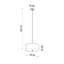 Cahoon 3 - Light Shaded Pendant-59377076