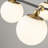 Enzo 7-Light Glass Semi Flush Mount 