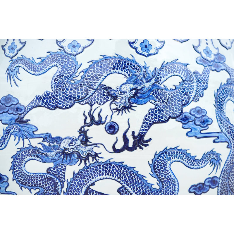 Dragon by Enchanted Fairy - Wrapped Canvas Painting, 51cm H x 76cm W x 3.8cm D