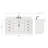 Thornaby 66'' Solid Wood Single Bathroom Vanity with 1.5'' White Quartz Top-91527788-119089068