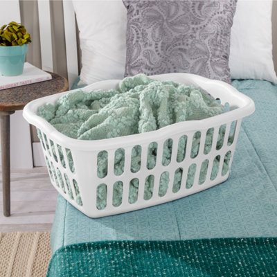 Sterilite Plastic Laundry Basket, 1.5 Bushel Clothes Hamper