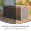 Contenant verrouillable pour terrasse 100 gallons-109100747