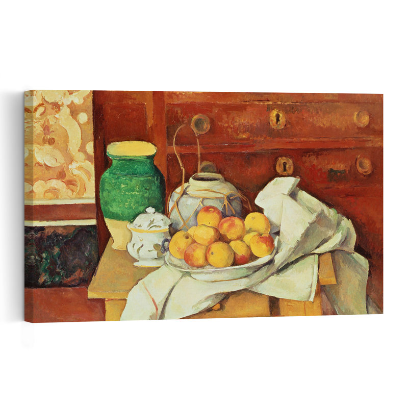 Nature morte à la commode, 1883-1887, estampe d'art mural abstraite contemporaine, H 40 po x l 60 po