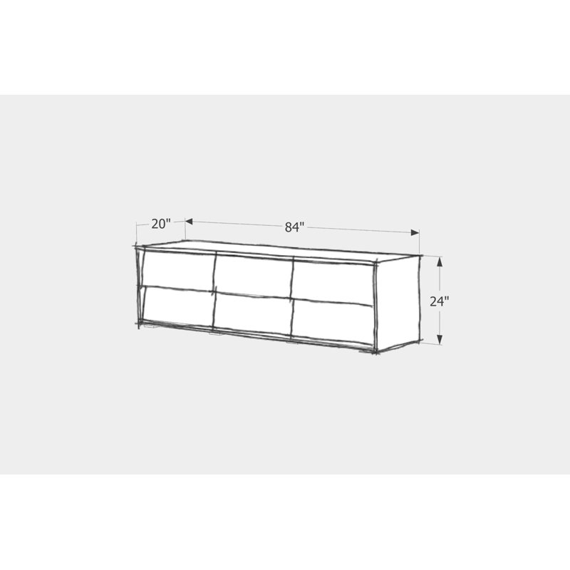 Commode 6 tiroirs oliver