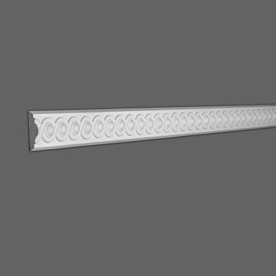 2-3/8 in x 3/4 in x 94-1/2 in Running Bead Polyurethane Panel Moulding Pro Pack 47 LF