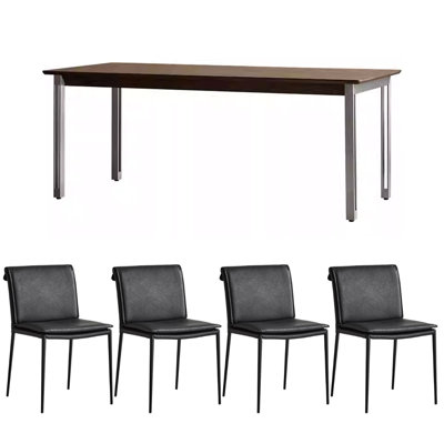 Light Luxury Modern Metal Sense Rectangular Table