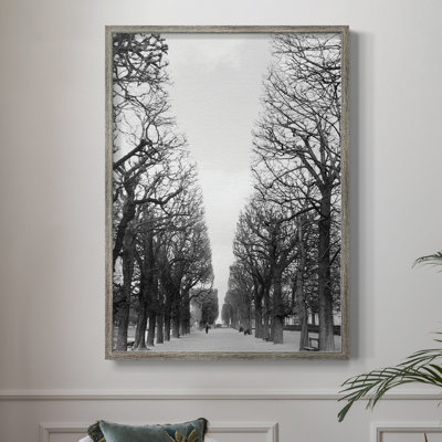 «French Avenue», reproduction encadrée - bois massif