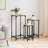 vidaXL Nesting Side Tables End Table Living Room Set of 3 Engineered Wood-255734483