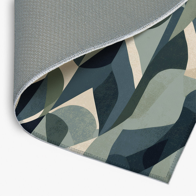 Tapis velours intérieur et extérieur Mirage, Rectangle 1 pi 6 po x 2 pi 6 po