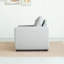 Upholstered Linen Convertible Chair-762236517
